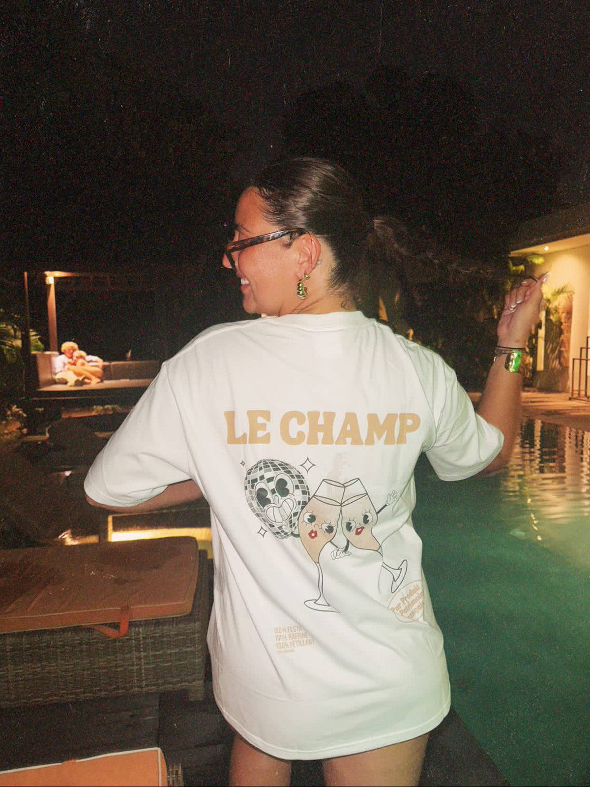 Tee-shirt Champagne "Le Champ"  | Vive la Bouteille