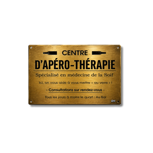 Plaque Apéro – Centre d'apéro thérapie 🩺