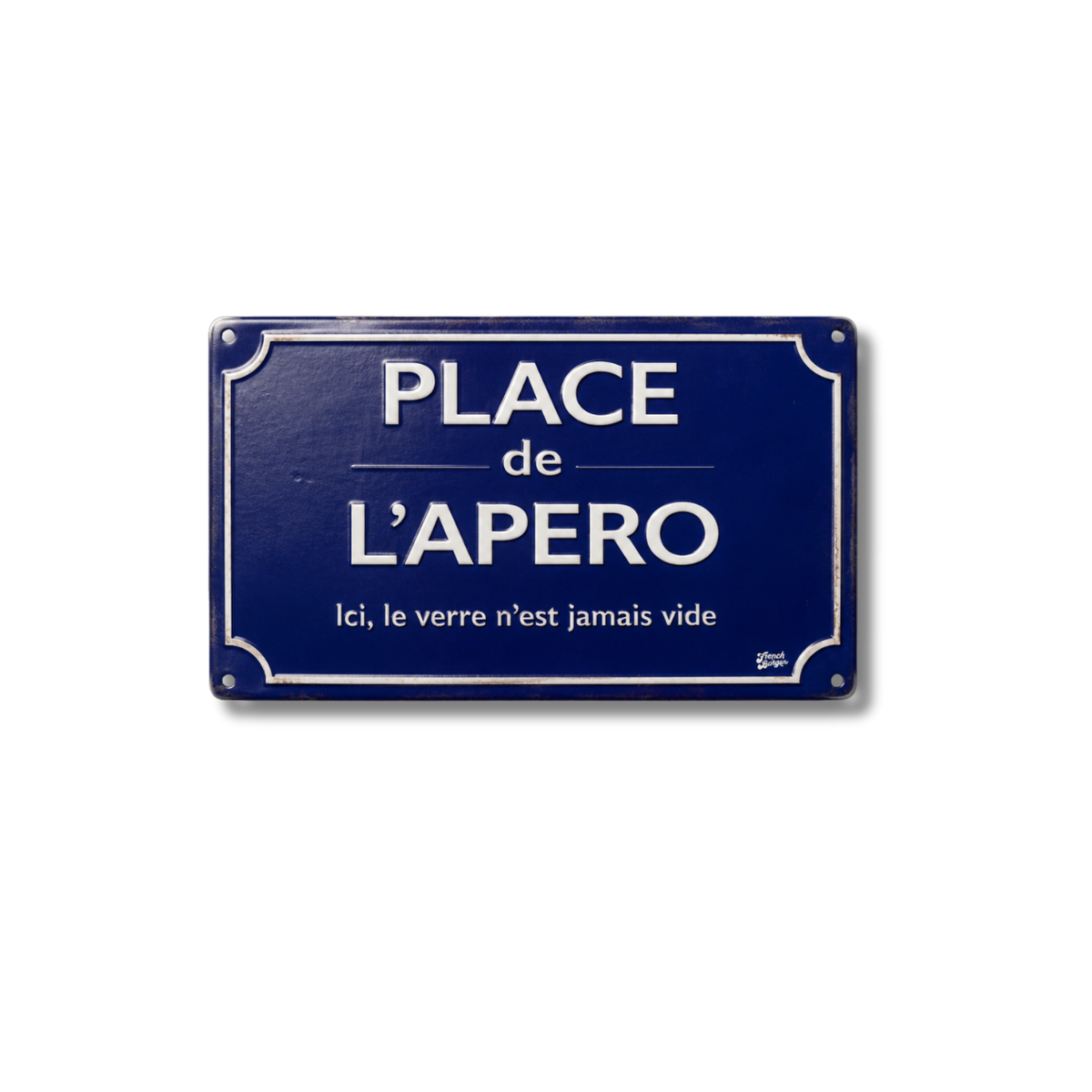 Plaque apéro - La French place de l'apéro
