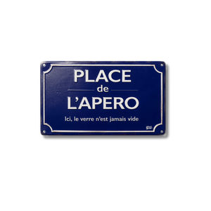 Plaque apéro - La place de l'apéro 🌊