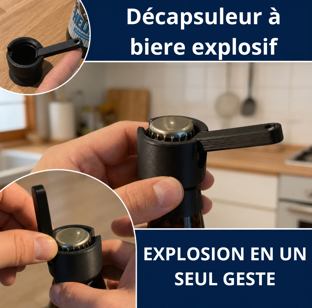 Le French décapsuleur à biere explosif 💥