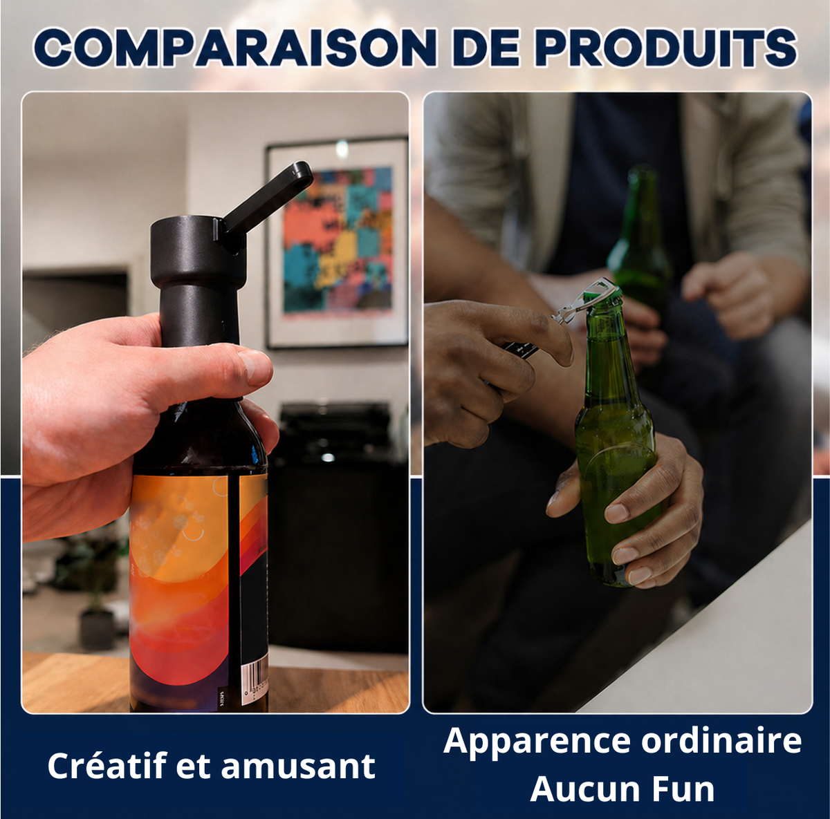 Le French décapsuleur à biere explosif 💥