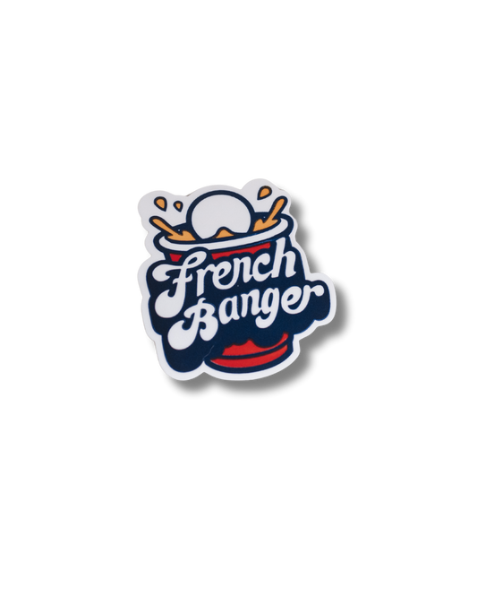 Stickers "FRENCH ORIGINAL BANGER" x10