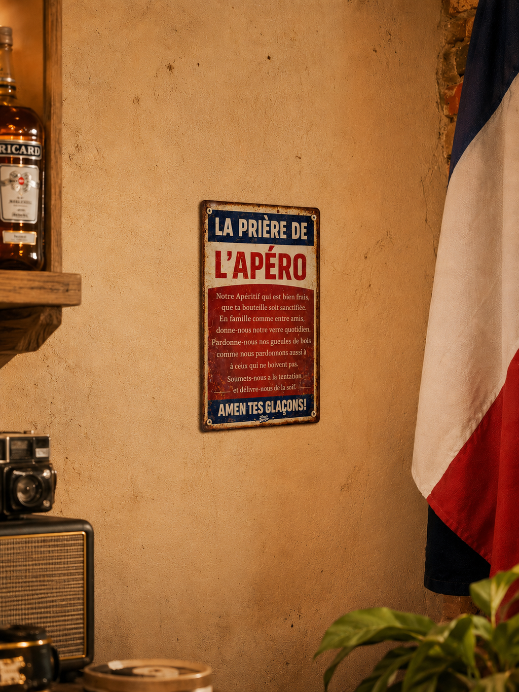 Plaque apéro - La prière de l'apero ⛪️