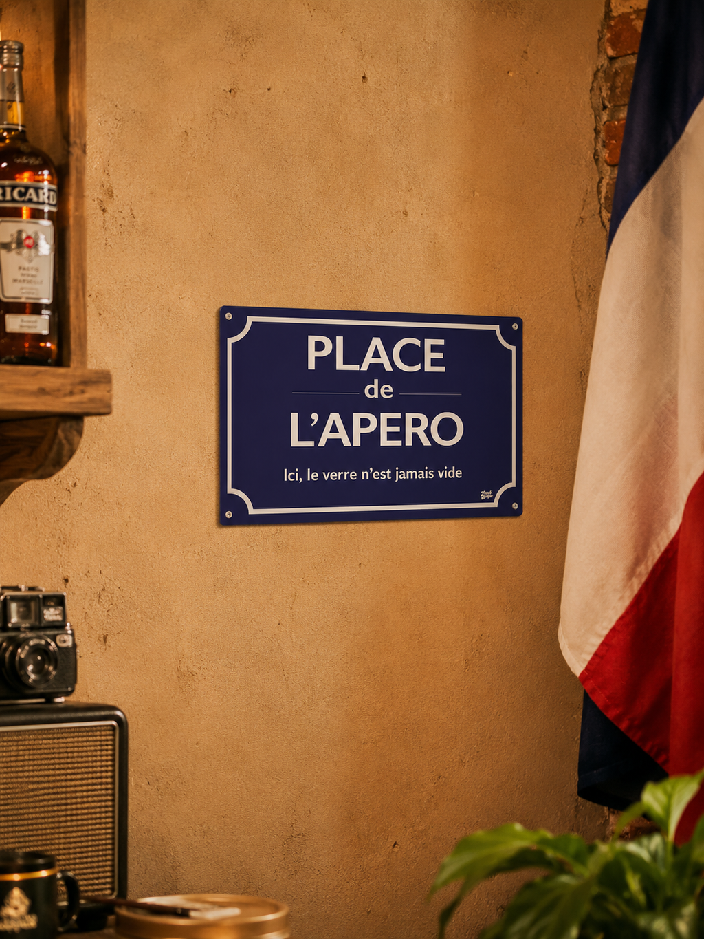Plaque apéro - La place de l'apéro 🌊