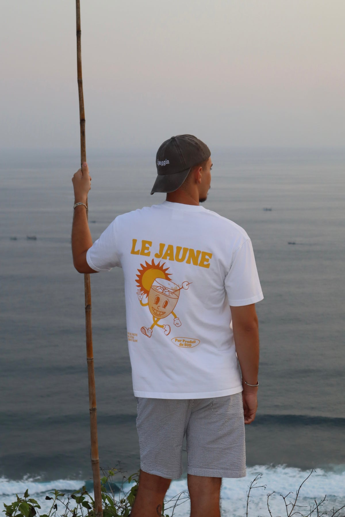 Tee-shirt pastis " Le jaune" | Vive la Bouteille