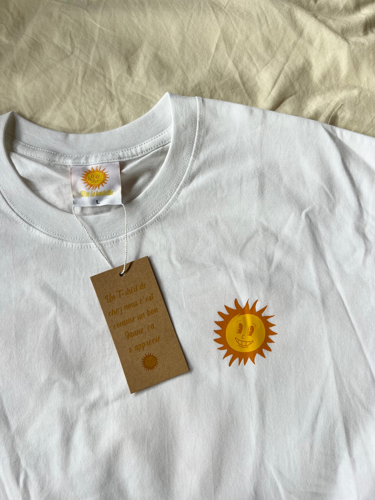 Tee-shirt pastis " Le jaune" | Vive la Bouteille