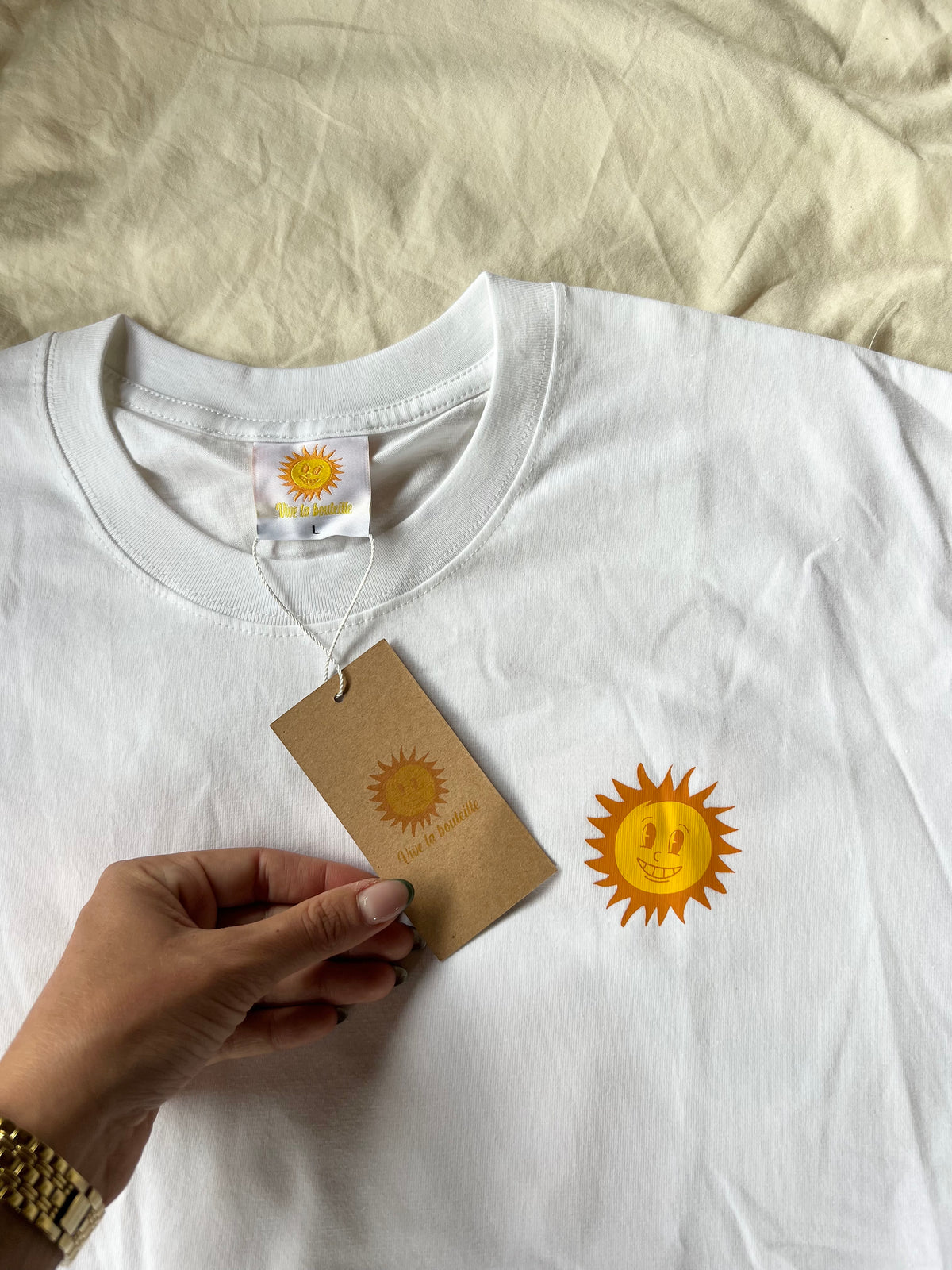 Tee-shirt pastis " Le jaune" | Vive la Bouteille