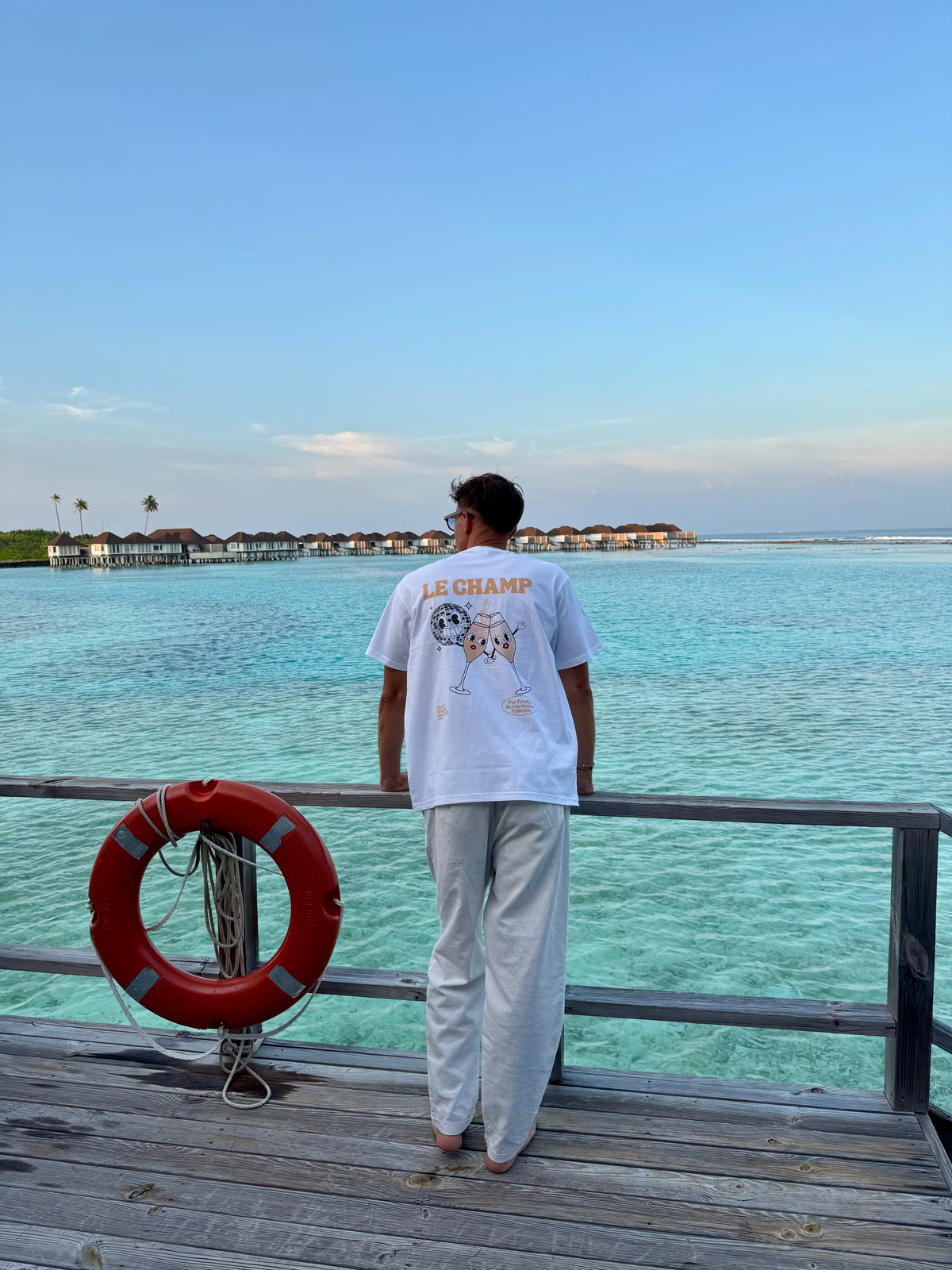 Tee-shirt Champagne "Le Champ"  | Vive la Bouteille