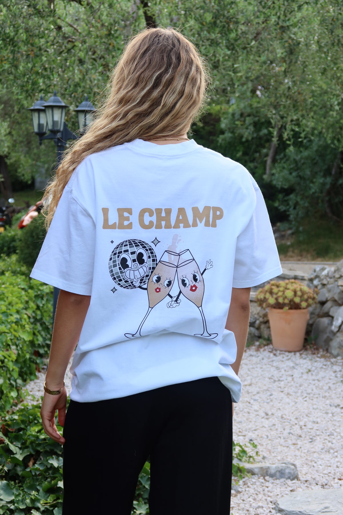 Tee-shirt Champagne "Le Champ"  | Vive la Bouteille