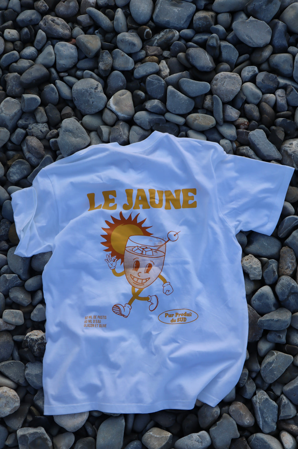Tee-shirt pastis " Le jaune" | Vive la Bouteille