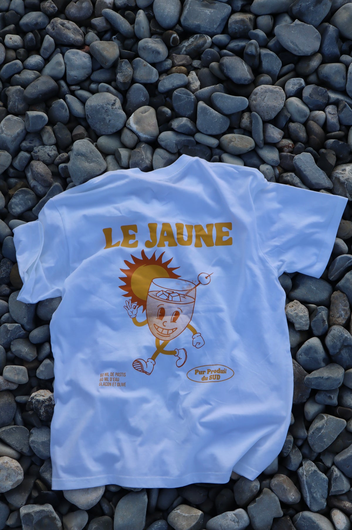 Tee-shirt pastis " Le jaune" | Vive la Bouteille